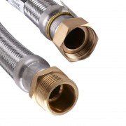 Шланг антивібраційний прямий TUCAI EXTRA TWIST 1' 0,5м RIVER MG-1-500